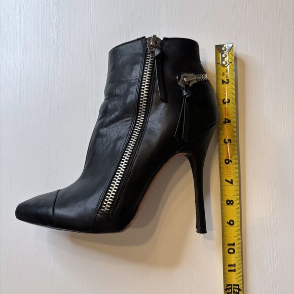 Jean-Michel Cazabat Zoulu Pump Nappy Vintage Black Zipper Bootie US Size 10 - Picture 12 of 12